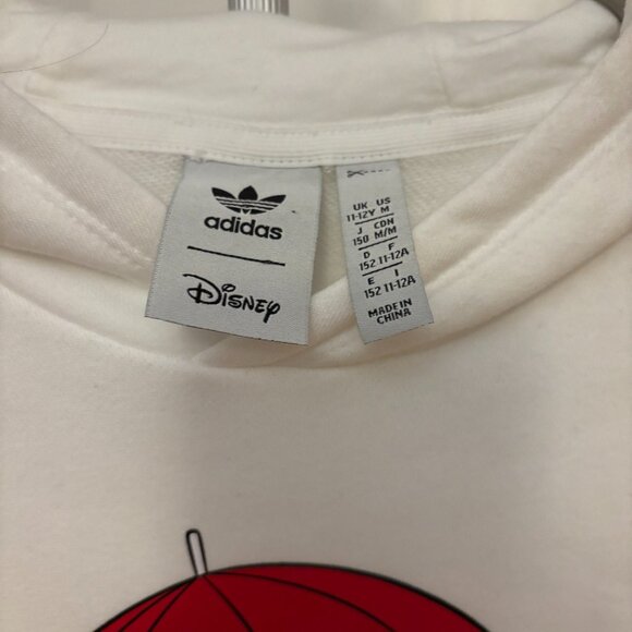 Adidas x Disney Mickey & Friends Kids Hoodie (HF7578) Size Medium Disney Parks - Picture 6 of 6